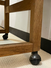Load image into Gallery viewer, Pair of Vintage Genuine Leather Sling Chairs with Oak Frames from Russel Wright