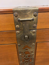 Load image into Gallery viewer, Chinese Camphor Wood Chest with Brass Fittings from Taipei