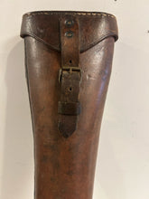 Load image into Gallery viewer, Vintage Leather Barrel Carrier