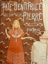 Load image into Gallery viewer, "Pate Denti Frice du Docteur Pierre" Framed French Print