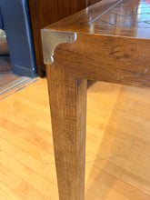 Load image into Gallery viewer, Oak Parsons Console Table from Henredon
