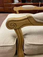 Load image into Gallery viewer, Light Tan Upholstered Bergere Chair