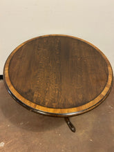 Load image into Gallery viewer, Vintage Mahogany Tilt-Top Table with Tripod Base & Cabriole Legs