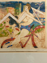 Load image into Gallery viewer, Framed Print "Circus Folley" signed