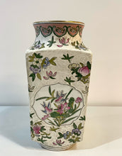 Load image into Gallery viewer, Vintage Chinese Enameled Porcelain Tongzhi Style Vase with Flowers and Birds