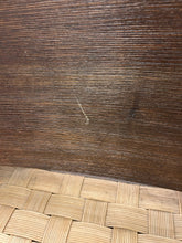 Load image into Gallery viewer, Four Vintage MCM Wood Chairs with Woven Rush Seats