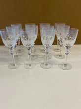 Load image into Gallery viewer, 12 Gallia Crystal Wine Glasses from Rogaska Crystal