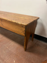 Load image into Gallery viewer, Vintage Pine Bench