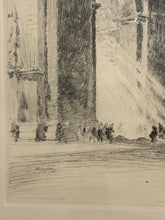 Load image into Gallery viewer, Framed Copper Engraving "La Tombe du Soldat Inconnu," signed & stamped