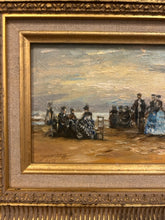 Load image into Gallery viewer, Vintage Seaside Impressionist Oil Painting (I), signed