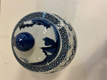 Load image into Gallery viewer, Blue & White Porcelain Ginger Jar with Traditional Chinese Landscape Scene