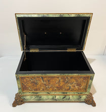 Load image into Gallery viewer, Hollywood Regency Faux Marble Decorative Box from Castilian Imports