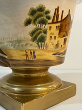 Load image into Gallery viewer, Vintage Porcelain Urn depicting French Countryside Scene from Chelsea House