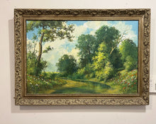 Load image into Gallery viewer, Framed Original Oil "Landscape" by Jeno Harkai, signed