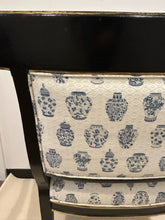 Load image into Gallery viewer, Limited Edition Commemorative Queen Elizabeth Regency Chinoiserie Arm Chair with Gold Leaf Accents from Highland House