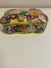 Load image into Gallery viewer, Yellow Floral Ceramic Decorative Box