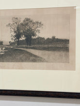 Load image into Gallery viewer, Framed Etching "The Old Millbrook" by Ernest C. Rost, signed