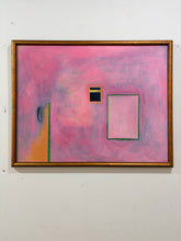 Load image into Gallery viewer, Original Acrylic Painting "Abstract in Pink" by Ian Baker Johnson, signed