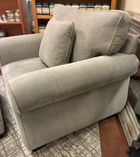 Load image into Gallery viewer, Gray Oversized Chair & Ottoman