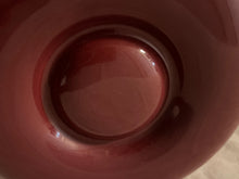 Load image into Gallery viewer, Vintage Burgundy Doughnut Pitcher from Hall Pottery