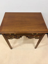 Load image into Gallery viewer, Reproduction Mahogany Three Drawer Newport Chippendale Occasional Table from South Hampton