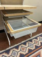 Load image into Gallery viewer, Elfa System Work Station Desk with Shelves & Baskets