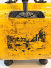 Load image into Gallery viewer, 19th Century Antique Tole Coal Scuttle with Black Transfer Military Scenes