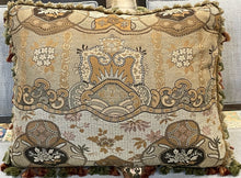 Load image into Gallery viewer, Down-Filled Throw Pillow in Dragon Empress Upholstery from Clarence House