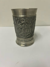 Load image into Gallery viewer, Vintage German Pewter Cup with Embossed Relief-1