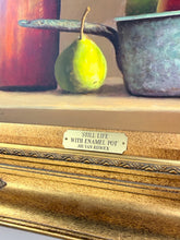 Load image into Gallery viewer, "Still Life with Enamel Pot" by Jos Van Riswick Painted by Brother Small, Loyola Academy