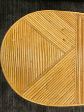 Load image into Gallery viewer, Studio Ellison Liza Oval Rattan Console Table