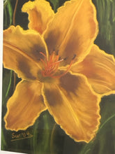 Load image into Gallery viewer, Original Pastel Giclee "Orange Lily" by Susan Willis, signed