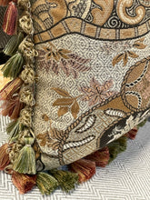 Load image into Gallery viewer, Down-Filled Throw Pillow in Dragon Empress Upholstery from Clarence House