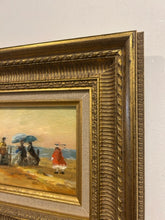 Load image into Gallery viewer, Vintage Seaside Impressionist Oil Painting (III), signed