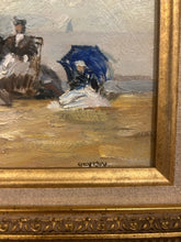 Load image into Gallery viewer, Vintage Seaside Impressionist Oil Painting (II), signed