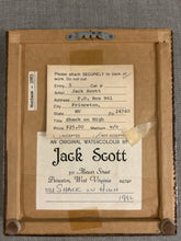 Load image into Gallery viewer, Framed Original Watercolor "Shack on High" by Jack Scott, signed
