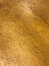 Load image into Gallery viewer, Round Pine Dining Table with Four Rush Seat Chairs