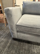 Load image into Gallery viewer, Slate Blue Microfiber Daybed from Crate & Barrel