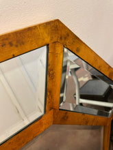 Load image into Gallery viewer, Octagonal Burlwood Beveled Mirror from Neiman Marcus
