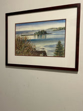 Load image into Gallery viewer, Original Watercolor of Water Scene by John M.T. Seitzer, signed