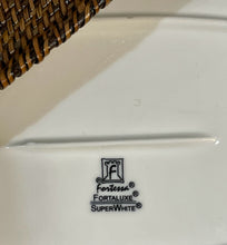 Load image into Gallery viewer, Handwoven Serving Tray with Removable Ceramic Dish Calaisio