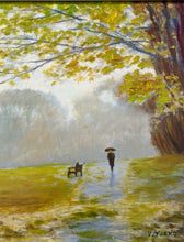 Load image into Gallery viewer, Embelished Art Print "Fall in Park" by Victoria Yurko, signed