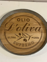 Load image into Gallery viewer, Olio D'oliva Round Serving Tray with Handles