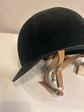 Load image into Gallery viewer, Black Velvet Equestrian Riding Helmet from IRH