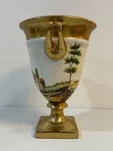Load image into Gallery viewer, Vintage Porcelain Urn depicting French Countryside Scene from Chelsea House