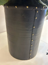 Load image into Gallery viewer, Custom Silk Flower Arrangement in Black Metal Container
