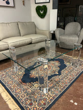 Load image into Gallery viewer, Glass Top Coffee Table with Adjustable Lucite Legs from Interlude Home