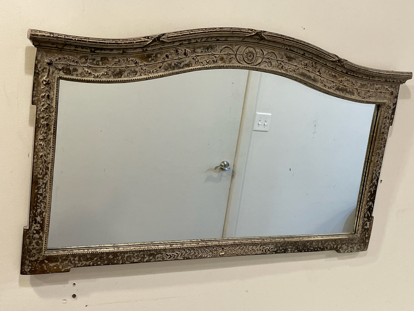 Mirror with Floral Detail