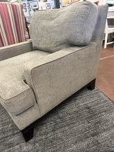 Load image into Gallery viewer, Grey Tweed Armchair from Pottery Barn