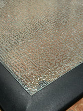 Load image into Gallery viewer, Black Metal Indoor/Outdoor Coffee Table with Frosted Glass